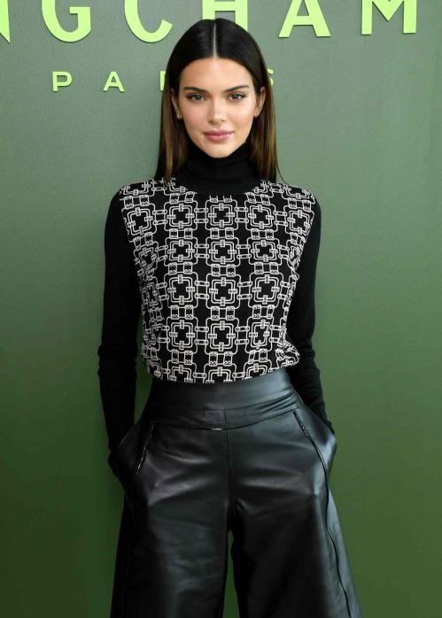 Kendall Jenner attends the Longchamp Fall/Winter 2020 Runway Show at Hudson Commons on February 08, 2020 in New York City