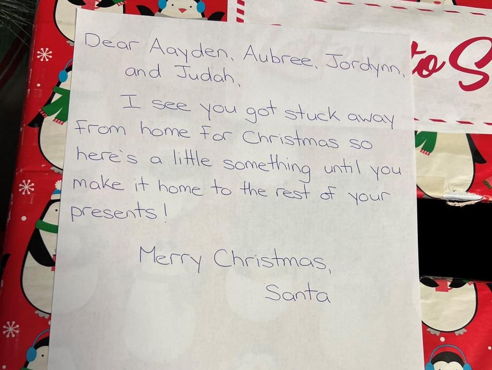 a note from santa