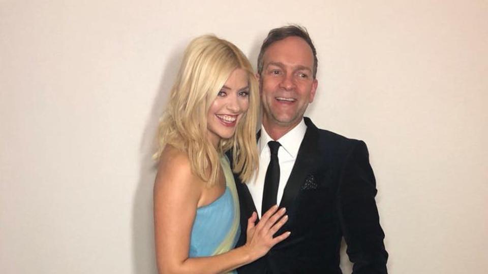 A photo of Holly Willoughby and her husband Dan Baldwin at the NTAs in 2019