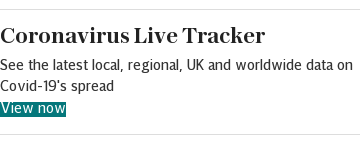 Coronavirus Live Tracker promo embed