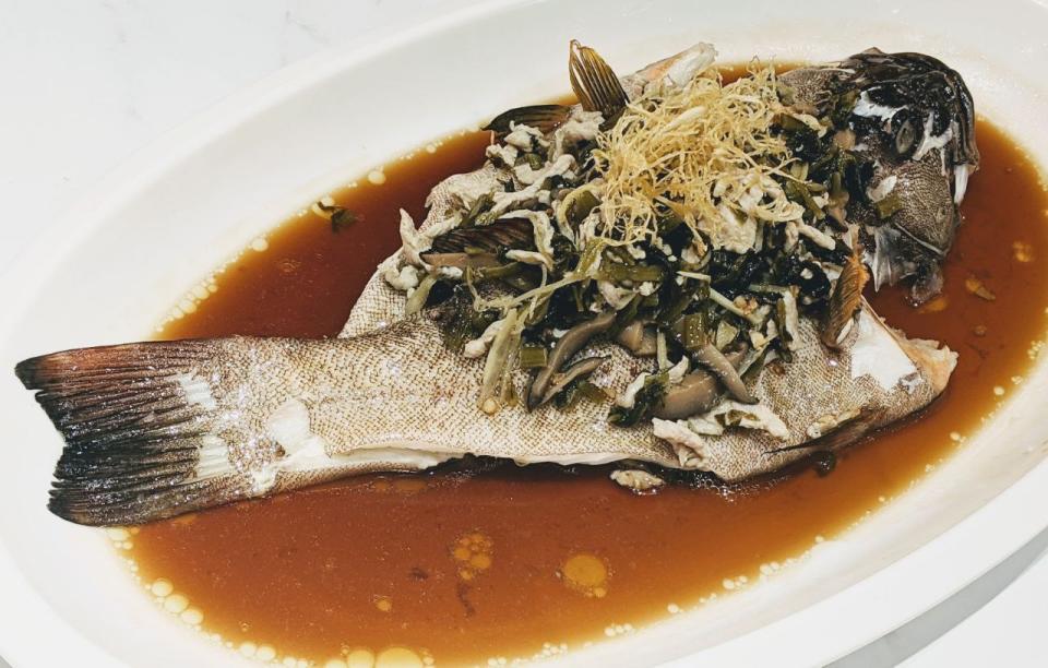 Ancient-style Steamed Red Grouper