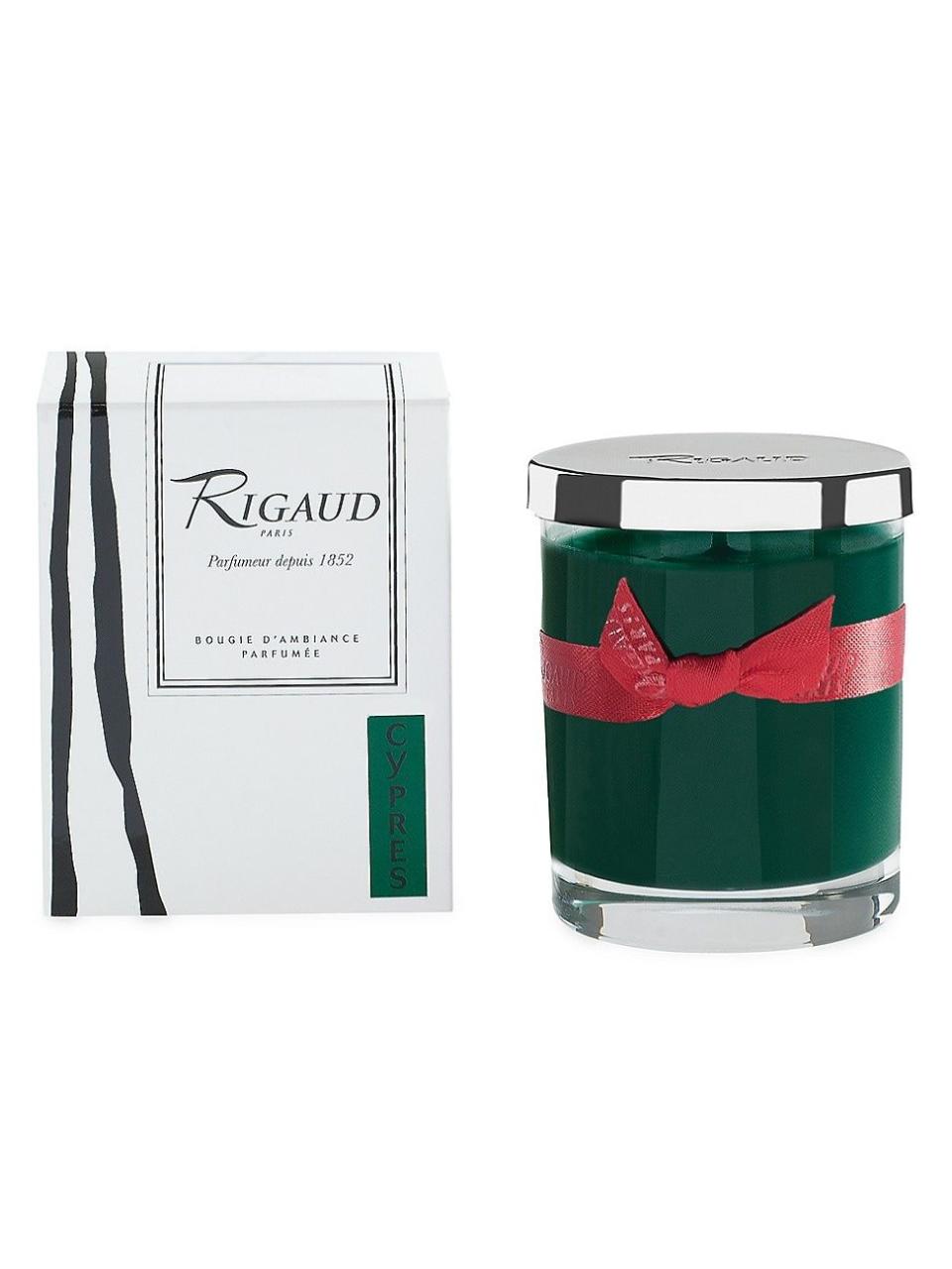 <p><a href="https://go.redirectingat.com?id=74968X1596630&url=https%3A%2F%2Fwww.saksfifthavenue.com%2Fproduct%2FRigaud-Cypress-Scented-Candle-0400017969080.html&sref=https%3A%2F%2F" rel="nofollow noopener" target="_blank" data-ylk="slk:Shop Now;elm:context_link;itc:0;sec:content-canvas" class="link ">Shop Now</a></p><p>Cypress Scented Candle</p><p>$45.00</p><p>saksfifthavenue.com</p><span class="copyright">Saks Fifth Avenue</span>