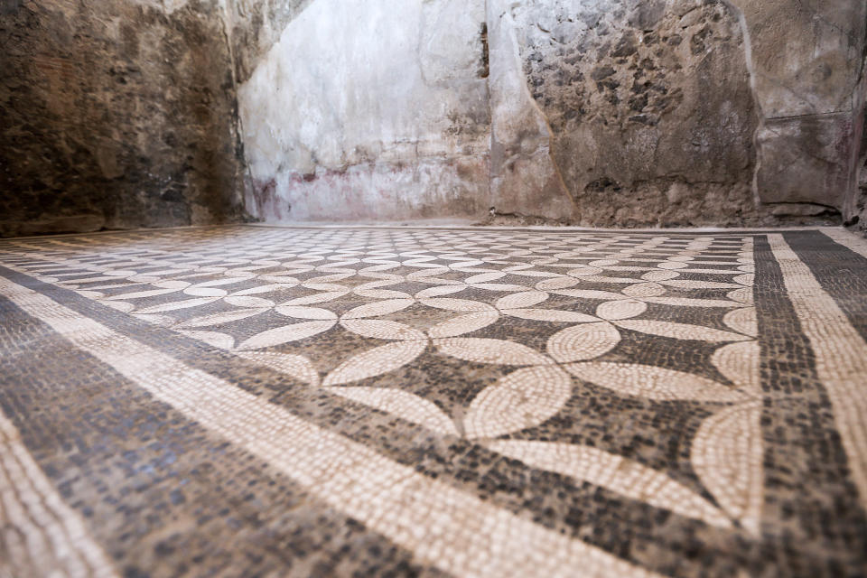 Jim Bachor said the mosaics of the Pompeii&nbsp;archaeological site in Italy have inspired his art. (Photo: Marco Cantile via Getty Images)