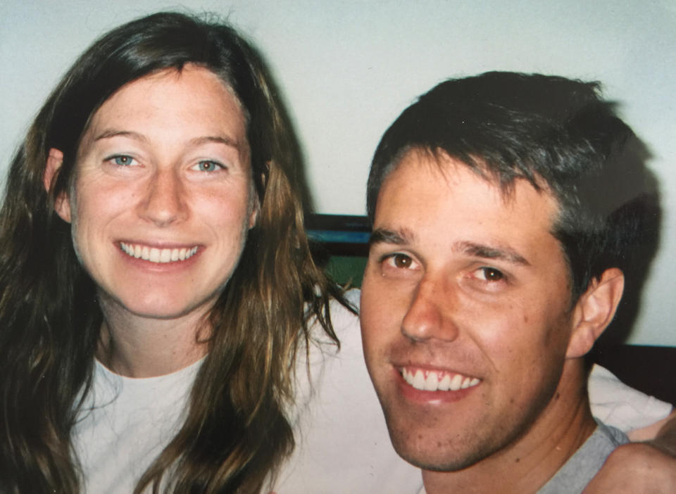 This undated family photo provided by Melissa O'Rourke, shows Amy and Beto O'Rourke. (Melissa O'Rourke via AP)