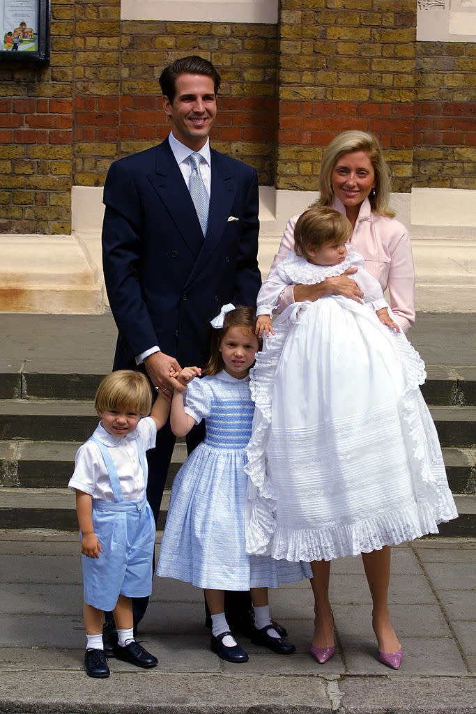 We first spotted the Marie-Olympia in 2001 at the christening of her little brother, Achileas Andraes. (Sion Touhig/Getty Images)