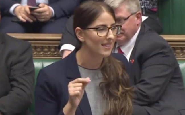 Laura Pidcock has been named as a 'rising star' by a Labour-supporting blog - Parliamentlive.tv