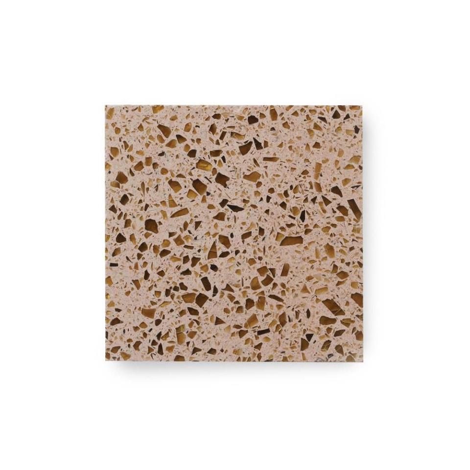 <p><strong>Nougat Terrazzo Tile, £11.76 per tile, Lindsey Lang</strong><br></p><p><a rel="nofollow noopener" href="https://lindseylang.co.uk/products/nougat-granito-tile-sample" target="_blank" data-ylk="slk:BUY SAMPLE;elm:context_link;itc:0;sec:content-canvas" class="link ">BUY SAMPLE</a></p>