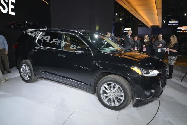 The 2018 Chevrolet Traverse at NAIAS 2017