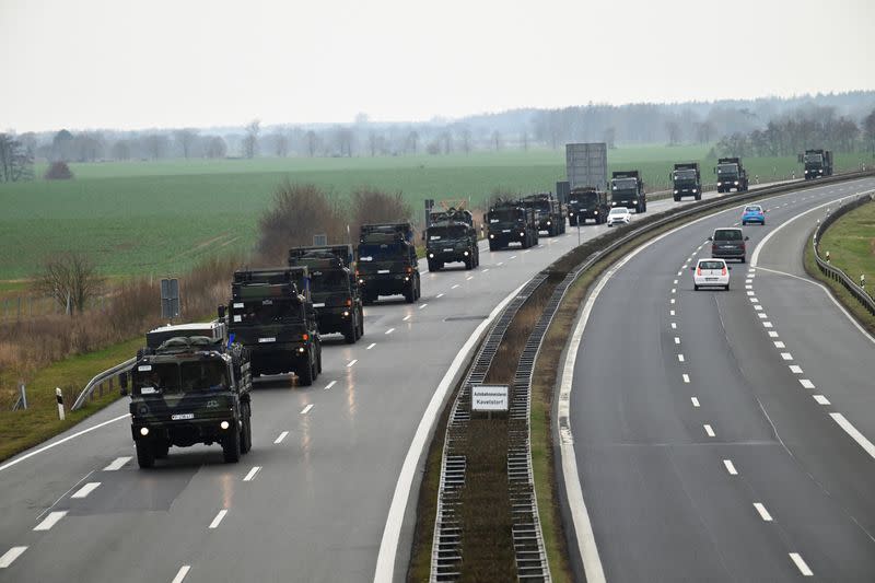 Germany sends two Patriot, the mobile defence surface-to-air missile systems, to Poland