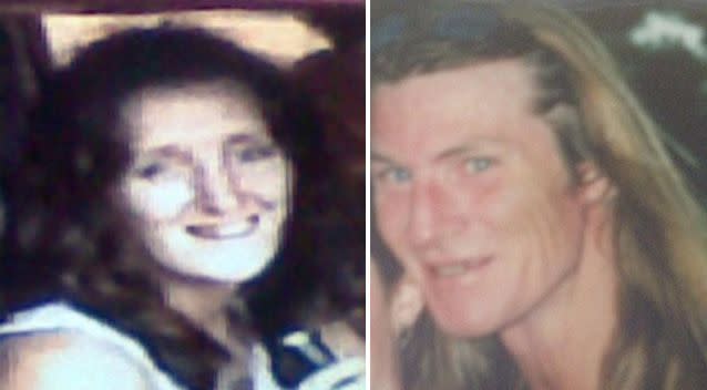 Ms Carr's mother Linda (left) passed away in 1997 and their stepfather Robert James in 2012 (right). Photos: Supplied