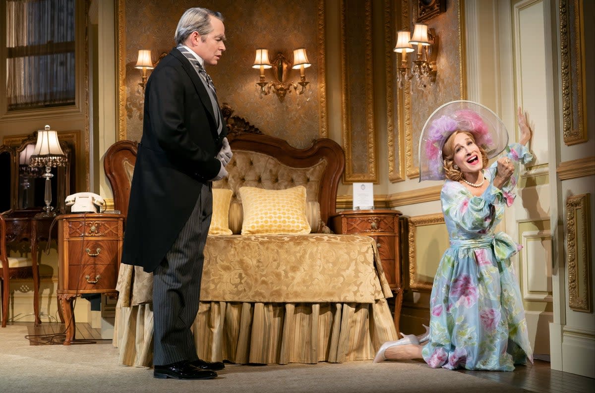 Sarah Jessica Parker stars in the play alongside her husband Matthew Broderick  (Joan Marcus)