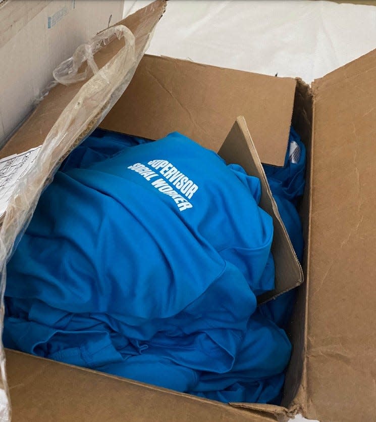 Pictures of T-shirts for social workers were included by Orangetown in its May 8, 2023, Rockland County Supreme Court request for a restraining order against the Armoni Inn & Suites, which was contracting with the City of New York to house immigrants for up to four months.