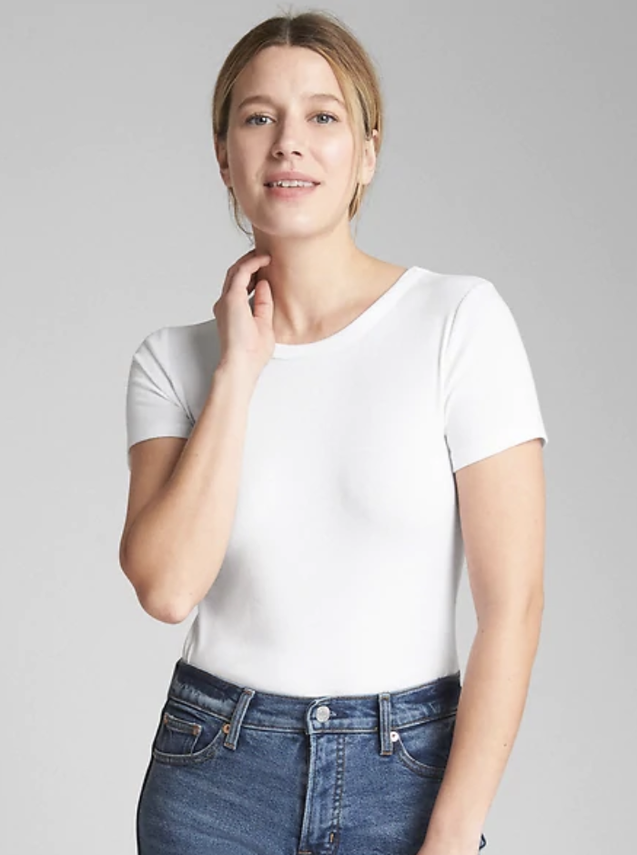 Gap's Modern Crewneck T-Shirt is great for a more elevated look. (Photo: gap.com) 