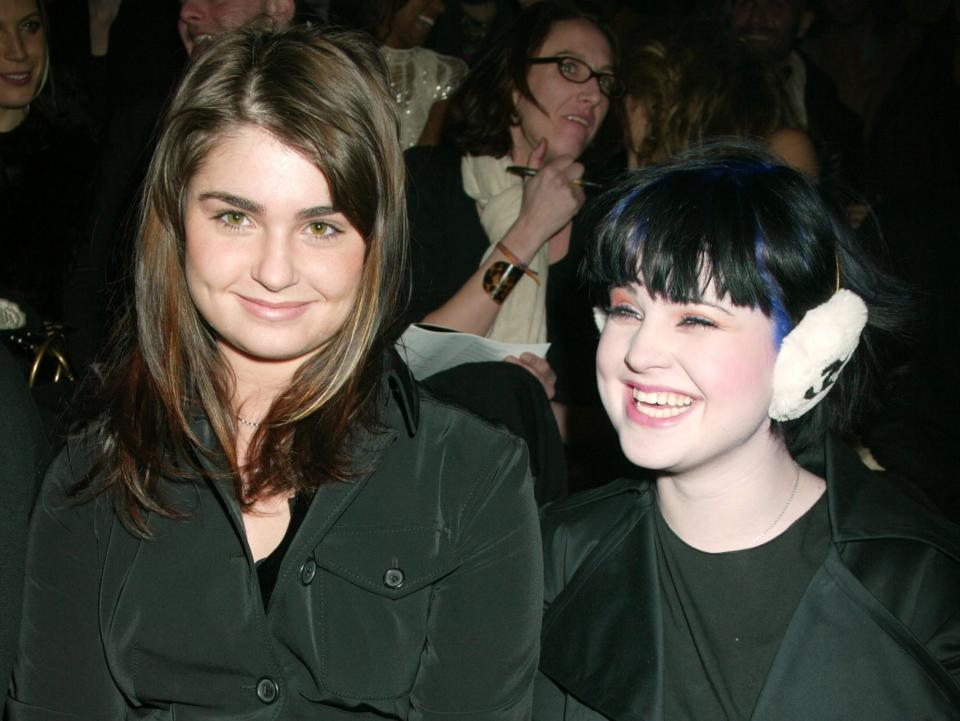 Aimee Osbourne and Kelly Osbourne