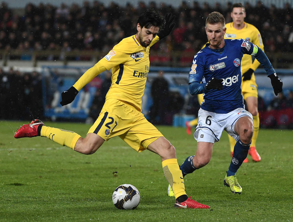 Pastore, titulaire à la Meineau (AFP)