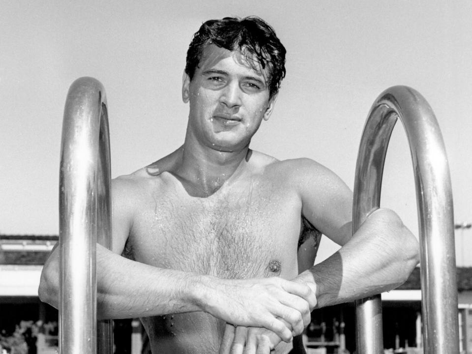 Rock Hudson was one of the most popular matinee idols of the 1950s.