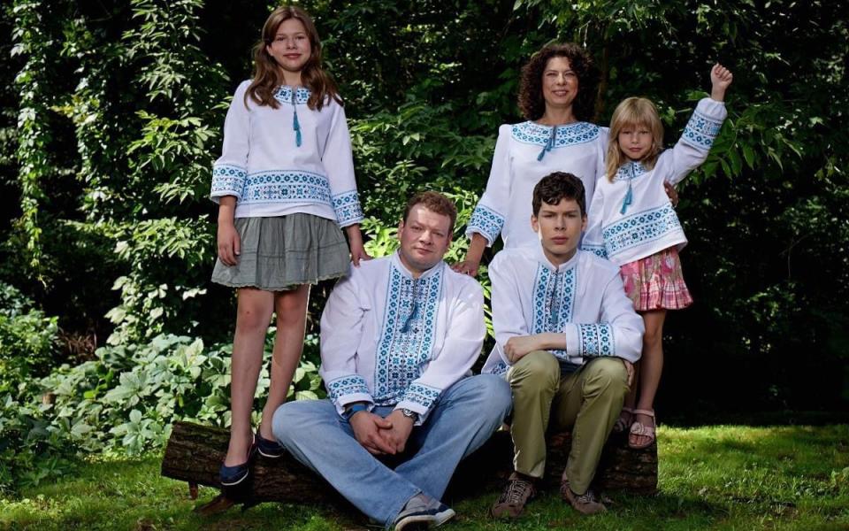 Peter Chernyshov and his family, pictured before the war - Peter Chernyshov 