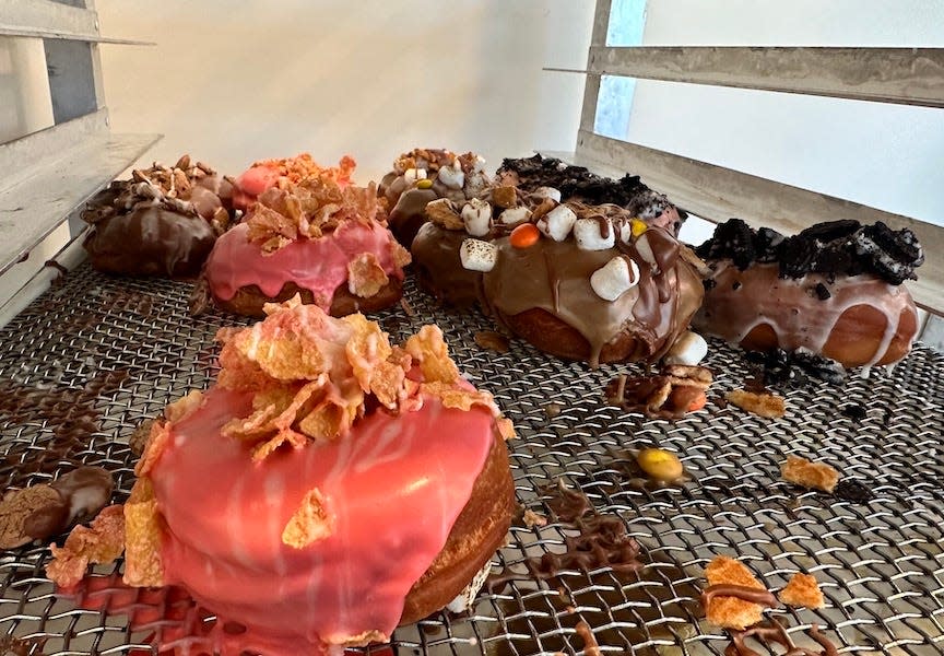 A selection of homemade doughnuts from Totes Ice Cream, 1714 SE Hawthorne Road, in Gainesville.