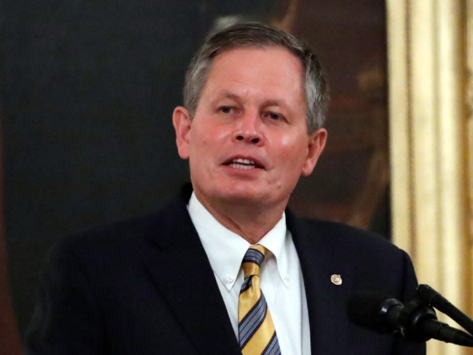 Rep. Victoria Spartz of Indiana and Sen. Steve Daines of Montana.