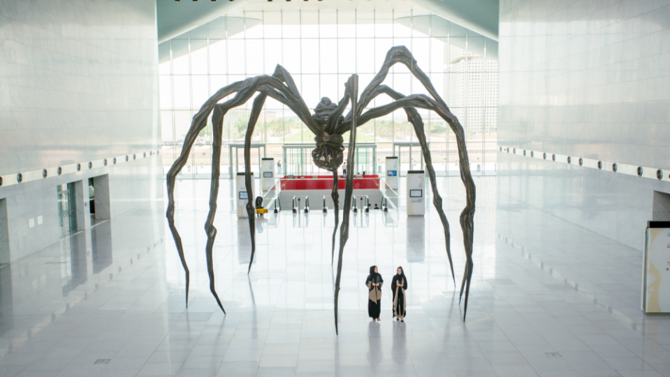 Louise Bourgeois's Maman at the National Convention Center.
