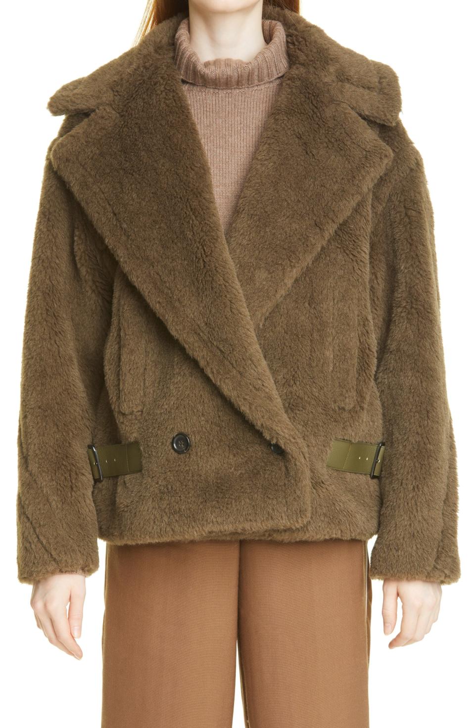 Cristin Teddy Bomber Coat