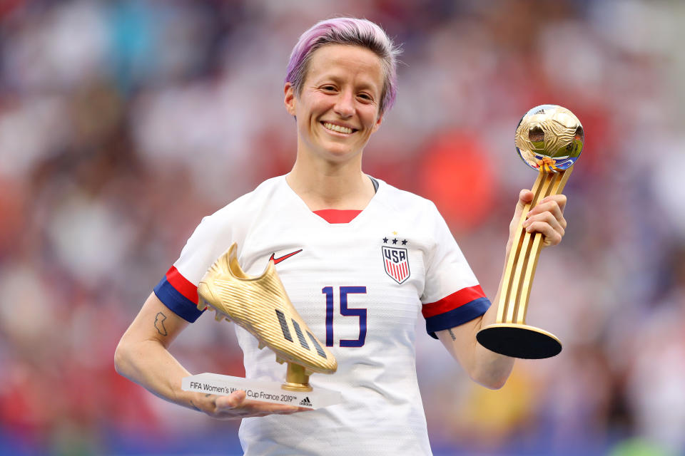 Megan Rapinoe was full of praise for her teammates. (Credit: Getty Images)