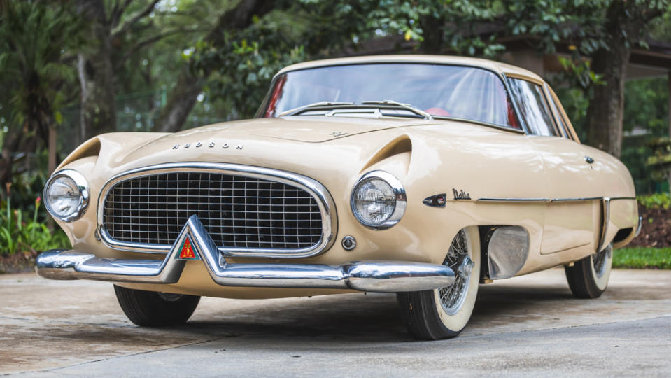 A 1954 Hudson Italia.