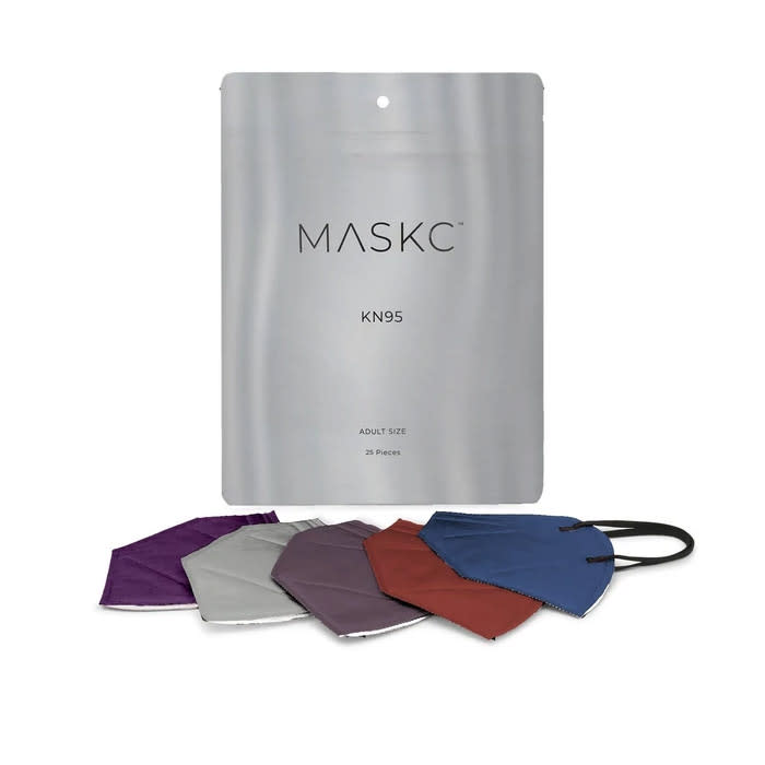 Maskc Deep Hues KN95 Face Masks, 25-Pack