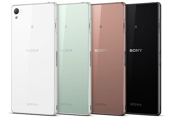 ▲Sony Xperia Z/Z1/Z2/Z3/Z4的外型差異度有限。