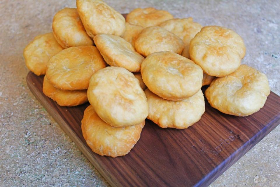 <p>Jamieson Diaries</p><p>As one of the many Black Americans connected to multiple parts of the African diaspora through family and food, these Jamaican Fried Dumplings are what a lot of Caribbean people call a staple. They’re easy to make and pair well with just about any dish!</p><p><strong>Get the Recipe:</strong><a href="http://www.jamiesondiaries.com/jamaican-fried-dumplings/" rel="nofollow noopener" target="_blank" data-ylk="slk:Jamaican Fried Dumplings;elm:context_link;itc:0;sec:content-canvas" class="link "> <strong>Jamaican Fried Dumplings</strong></a></p><p><strong>Related: <a href="https://www.yahoo.com/lifestyle/32-creative-dumpling-recipes-national-161033476.html" data-ylk="slk:32 Best Creative Dumpling Recipes;elm:context_link;itc:0;sec:content-canvas;outcm:mb_qualified_link;_E:mb_qualified_link;ct:story;" class="link  yahoo-link">32 Best Creative Dumpling Recipes</a></strong></p>