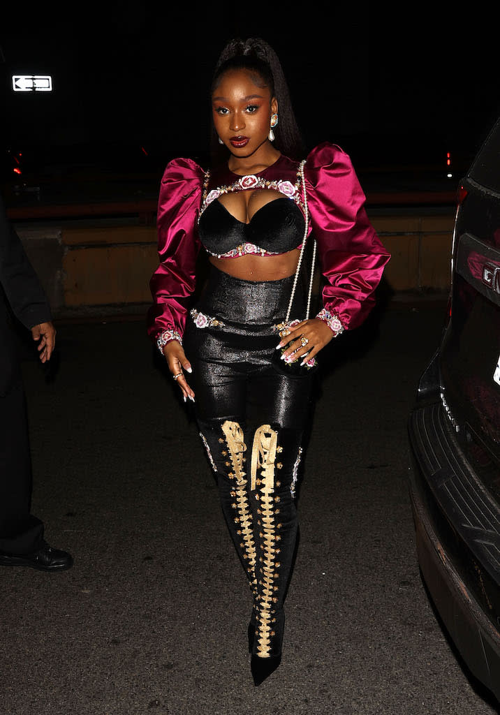 Normani leaving the Casa Cipriani Met Gala after party in New York City on May 3, 2022. - Credit: MEGA