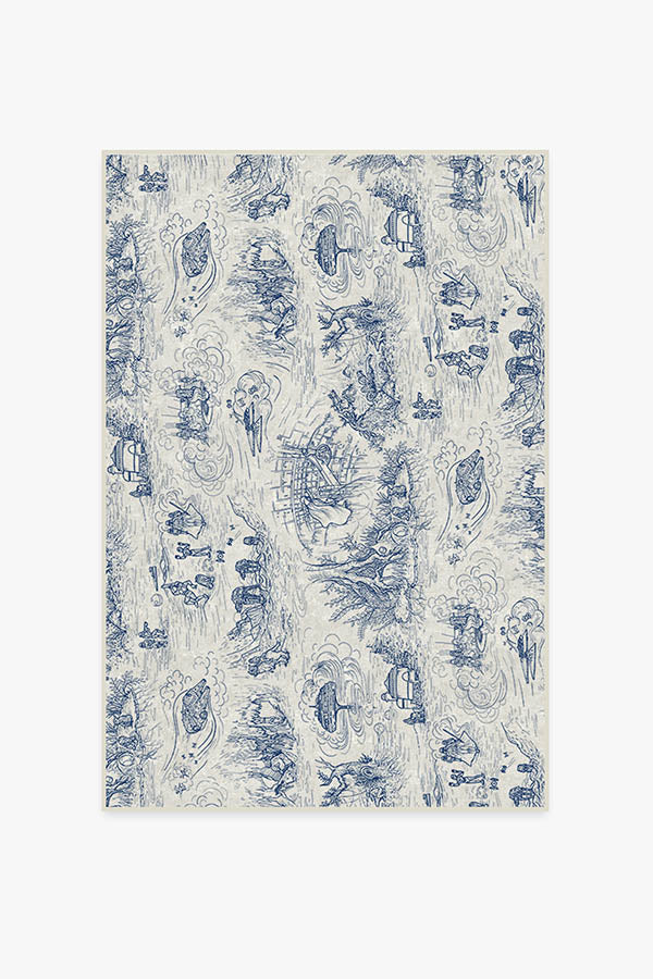 Ruggable x Star Wars 4x6' Toile Blue Rug