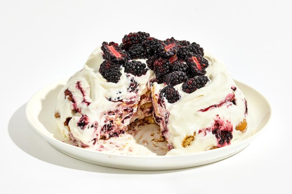 Blackberry Icebox Cake