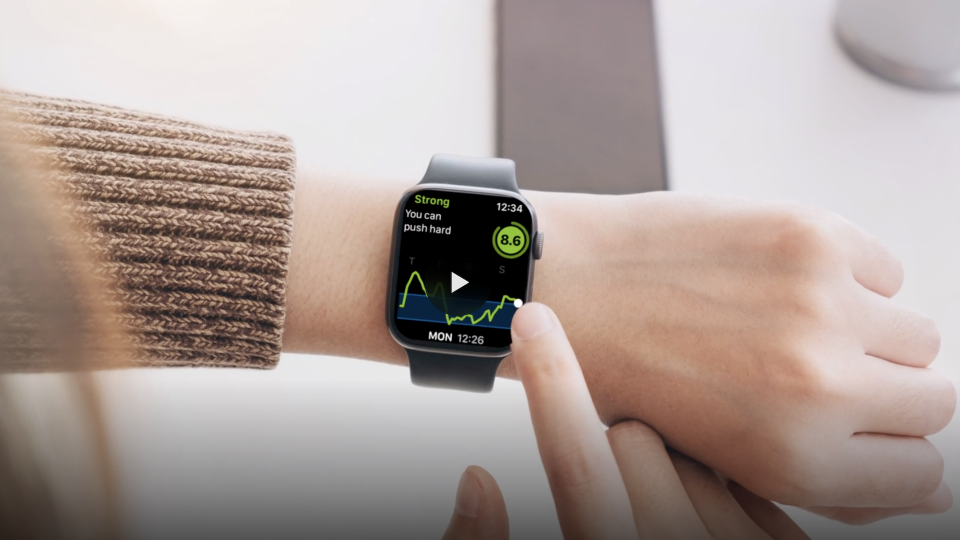 Dynamic workouts on the Training Today app for Apple Watch