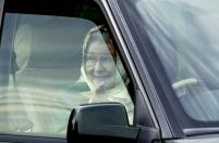 <p>Looking excited, the Queen drove her Range Rover after watching Prince Philip perform well at the Royal Windsor Horse Show. <br></p>