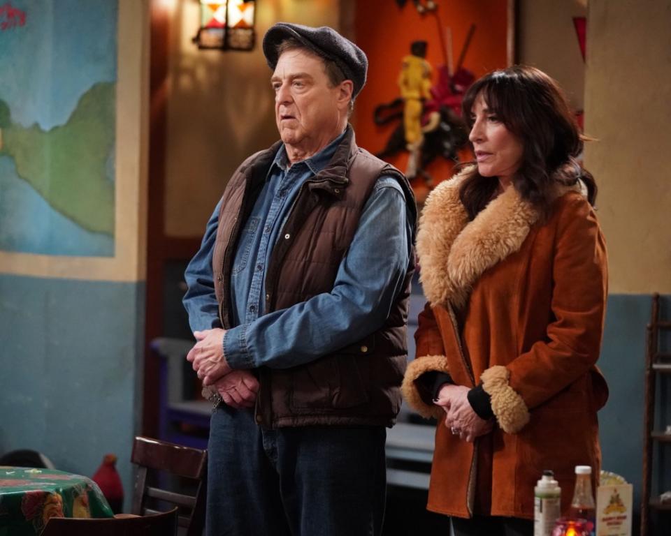 John Goodman and Katey Sagal in “The Conners.” ABC
