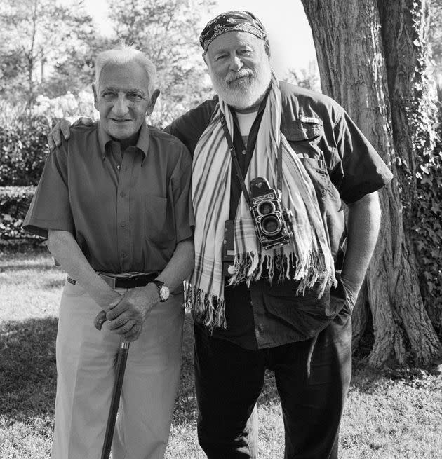 Bruce Weber con Paolo Di Paolo (Photo: Little Nera Incorporated)