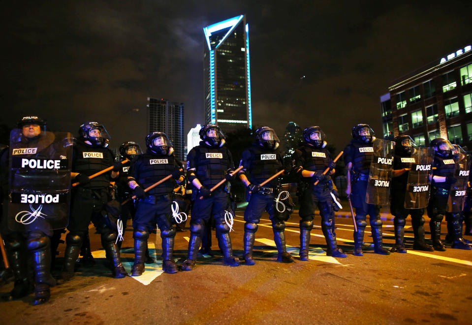 Charlotte protests mostly peaceful on third night