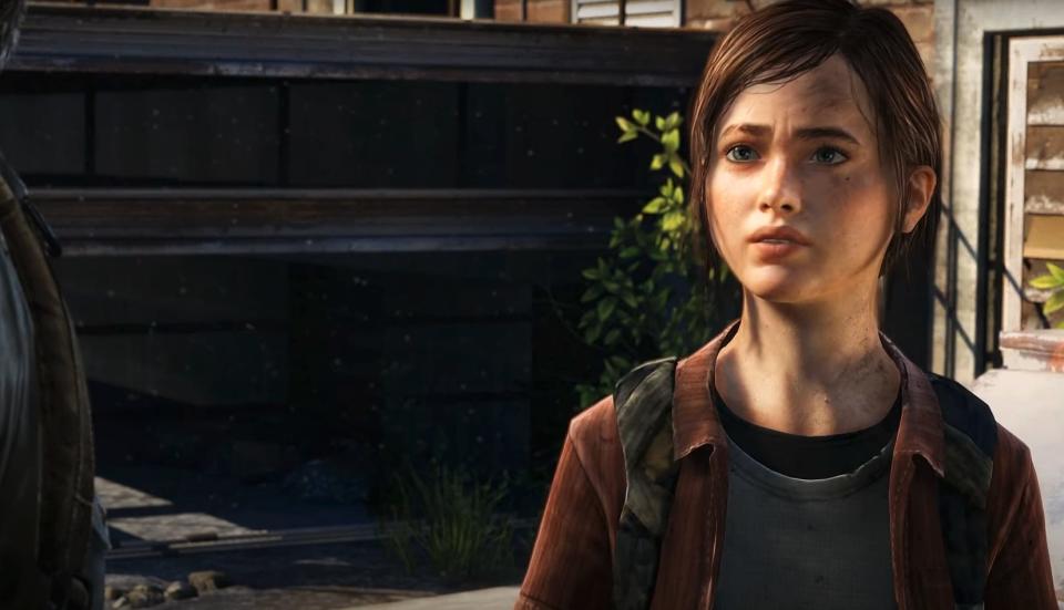 Ellie in "The Last of Us" video game.