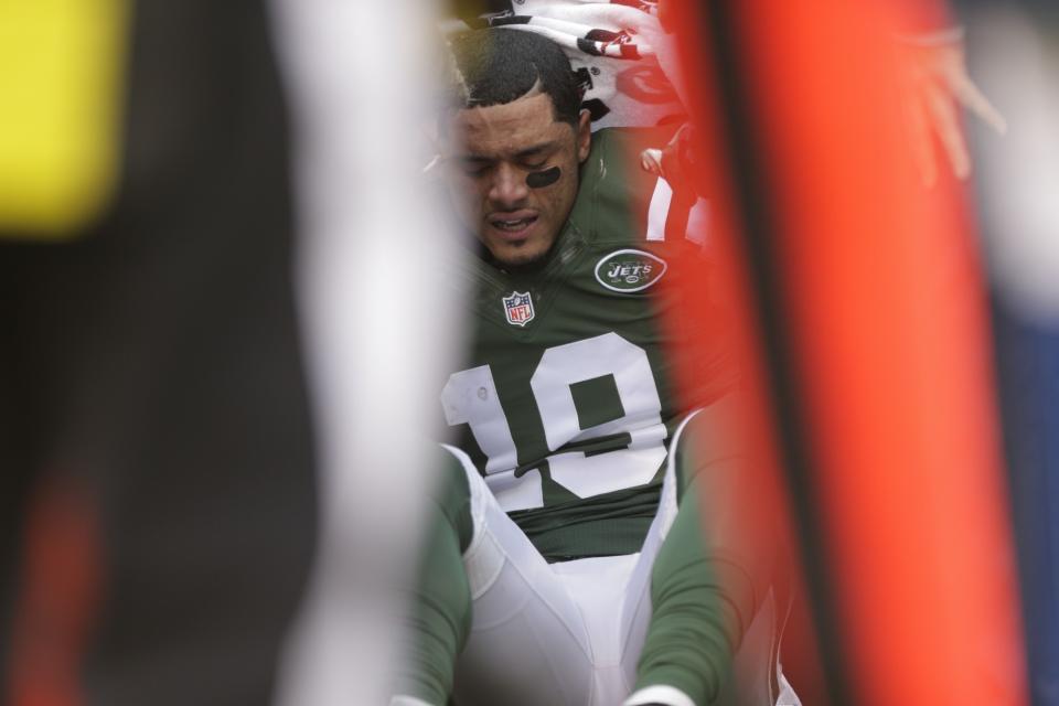 The Jets have waived injured wide receiver Devin Smith, who was the 37th pick in the 2015 NFL draft. (AP)