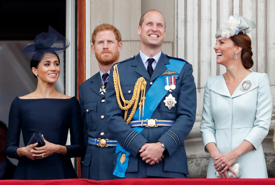 The pair looked to be in high spirits throughout the rest of the day. Source: Getty