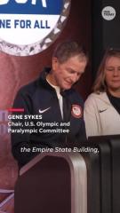 Empire State Building honors USA Olympians and Paralympians 100 days before Summer Games