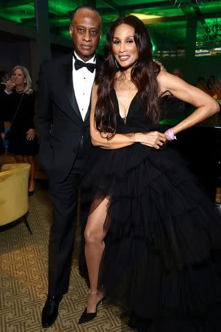 <p>Emma McIntyre/Getty</p> Brian Maillian and Beverly Johnson attend the 34th Annual Palm Springs International Film Awards After Party at Palm Springs Convention Center on January 05, 2023 in Palm Springs, California