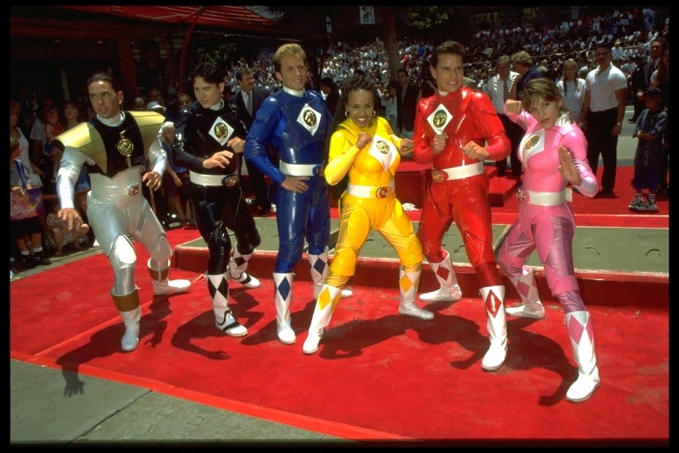 'Mighty Morphin Power Rangers' cast