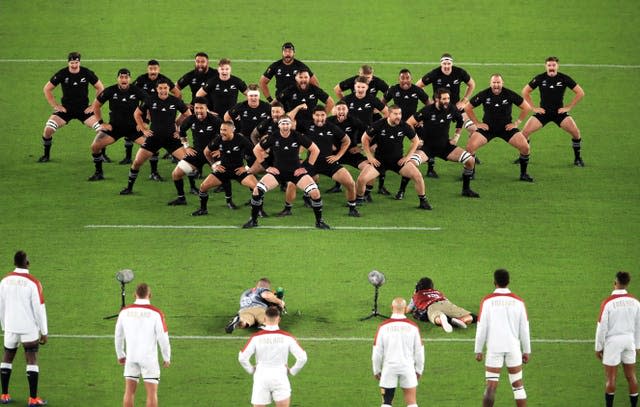 England face the Haka before the 2019 World Cup semi-final