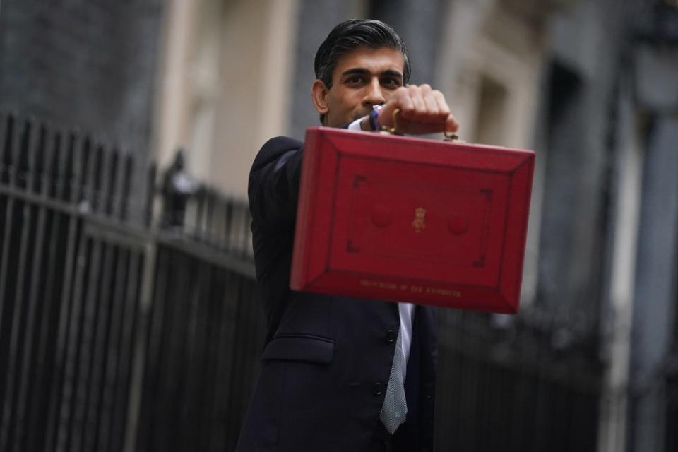 The Resolution Foundation said taxes will be £3,000 higher as a result of Chancellor Rishi Sunak’s Budget (Victoria Jones/PA) (PA Wire)