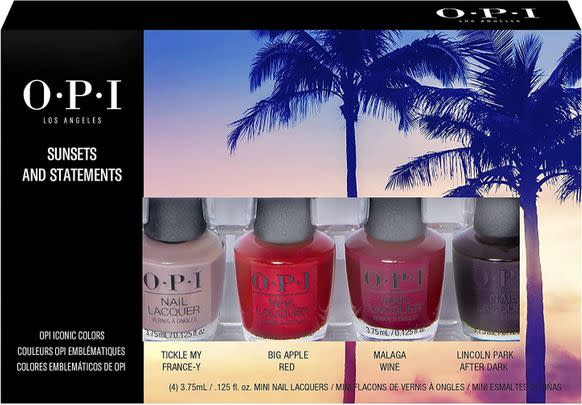 Save 20% on this set of pretty OPI nail polishes