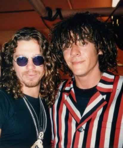 Michael Hutchence's brother Rhett posted this photo with his open letter. Source: Facebook