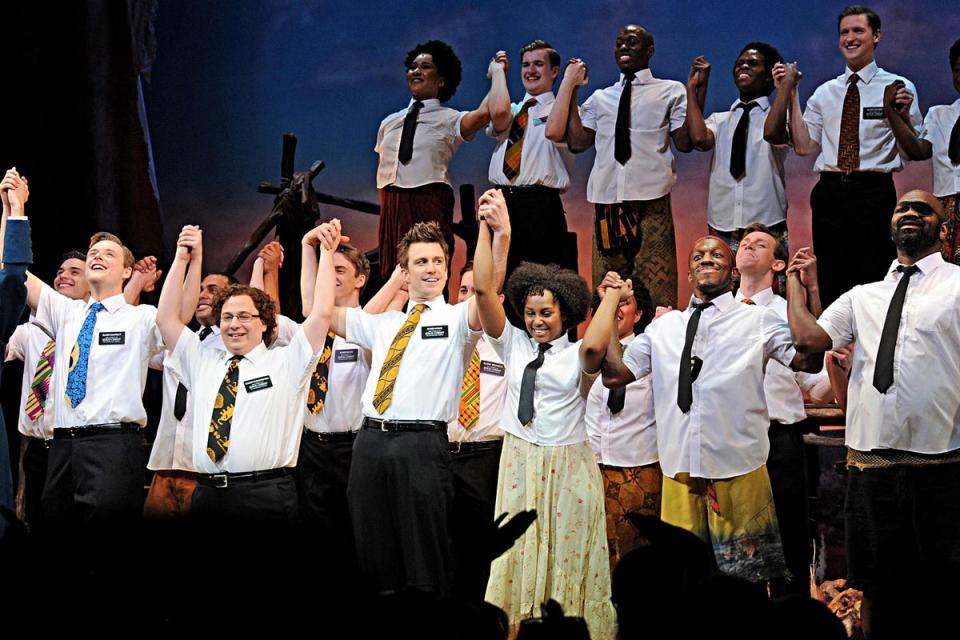 The Book Of Mormon at the Prince Of Wales Theatre in 2013 (Dave Benett)