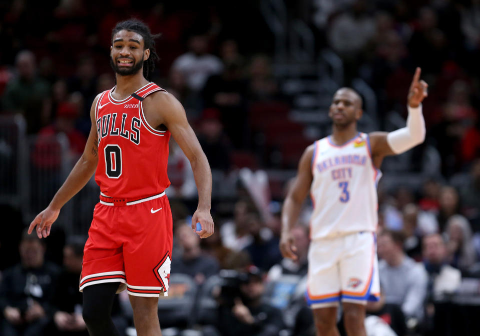 Coby White faced his old coach on Tuesday. He did pretty well. (Chris Sweda/Chicago Tribune/Tribune News Service via Getty Images)